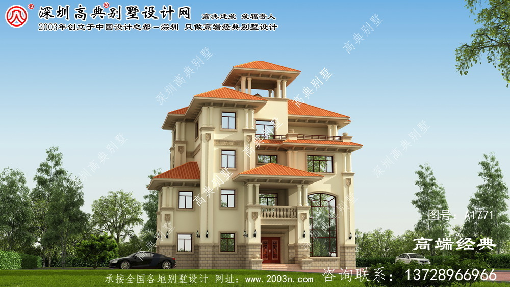 江洲区农村复式别墅设计图